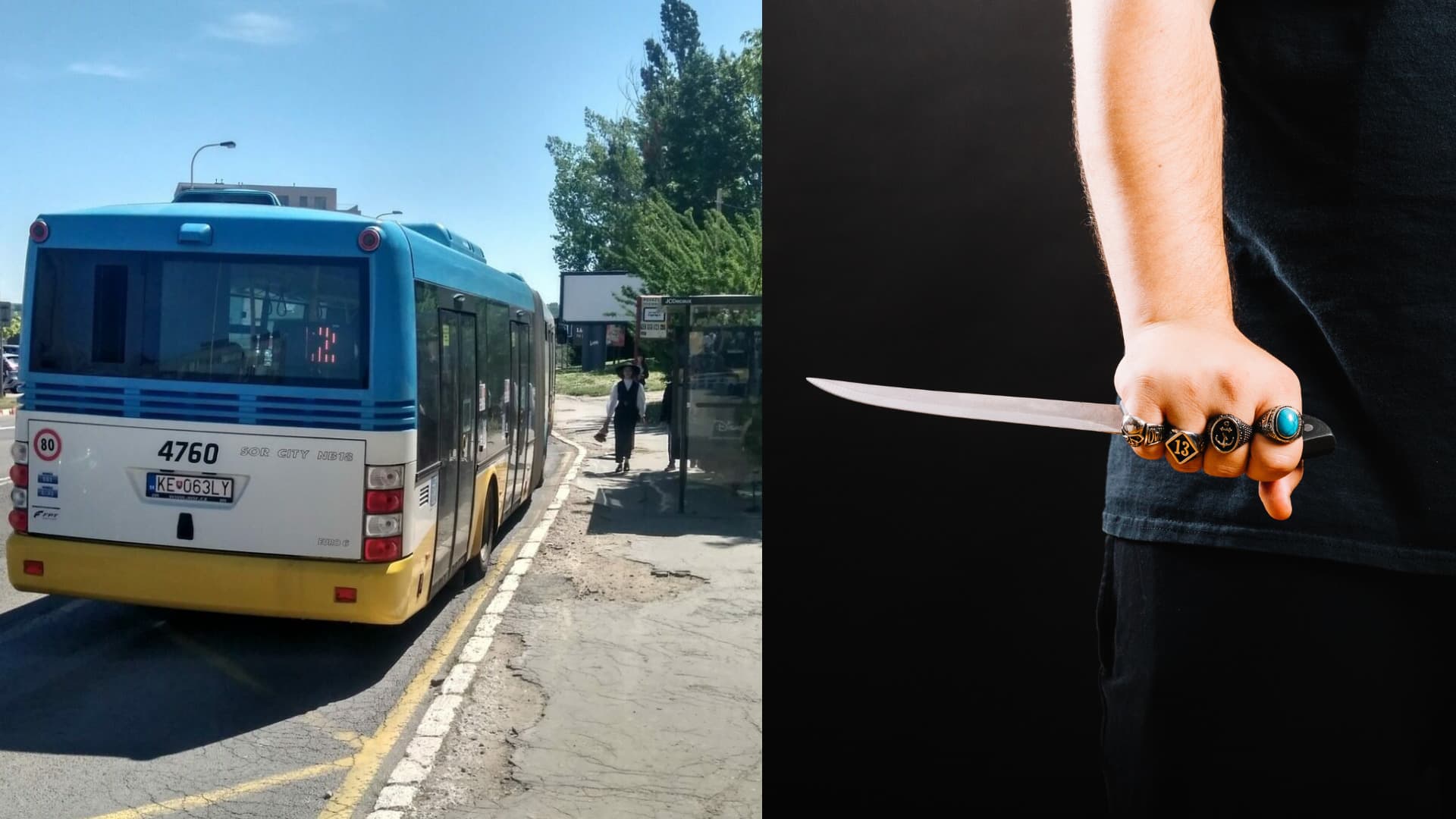 Muž ohrozoval cestujúcich v MHD NOŽOM!