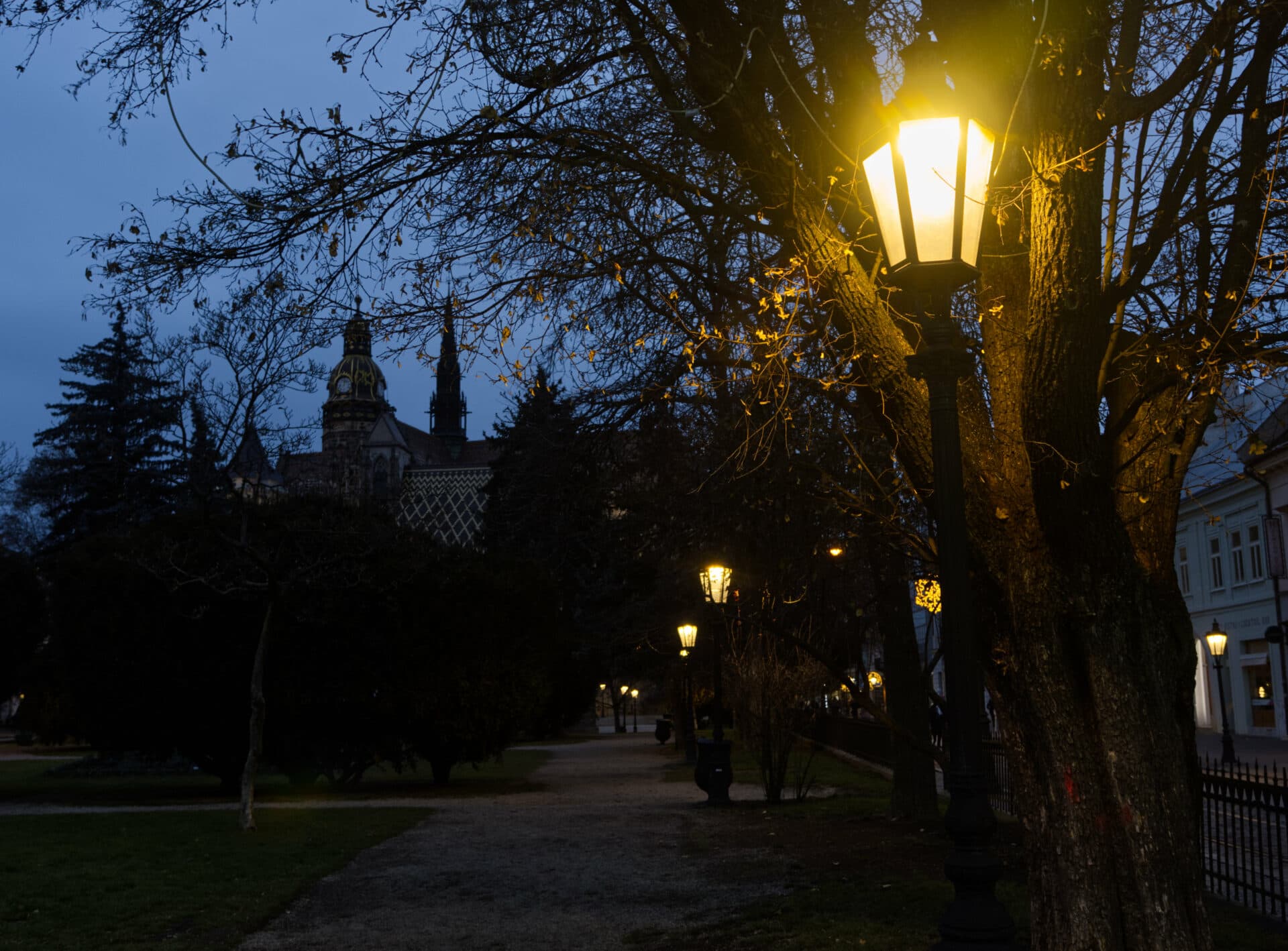 Hlavnú ulicu a Mestský park osvetľujú nové svietidlá