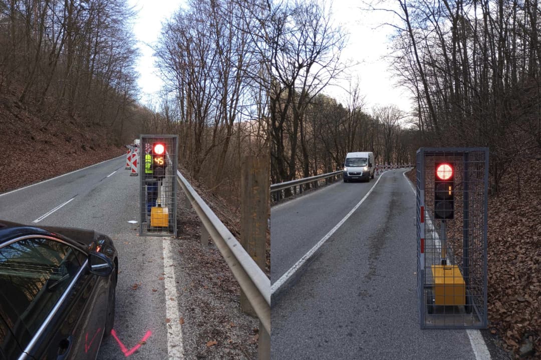 Cesta na Bankove je stále obmedzená. Opraviť by ju mali už čoskoro