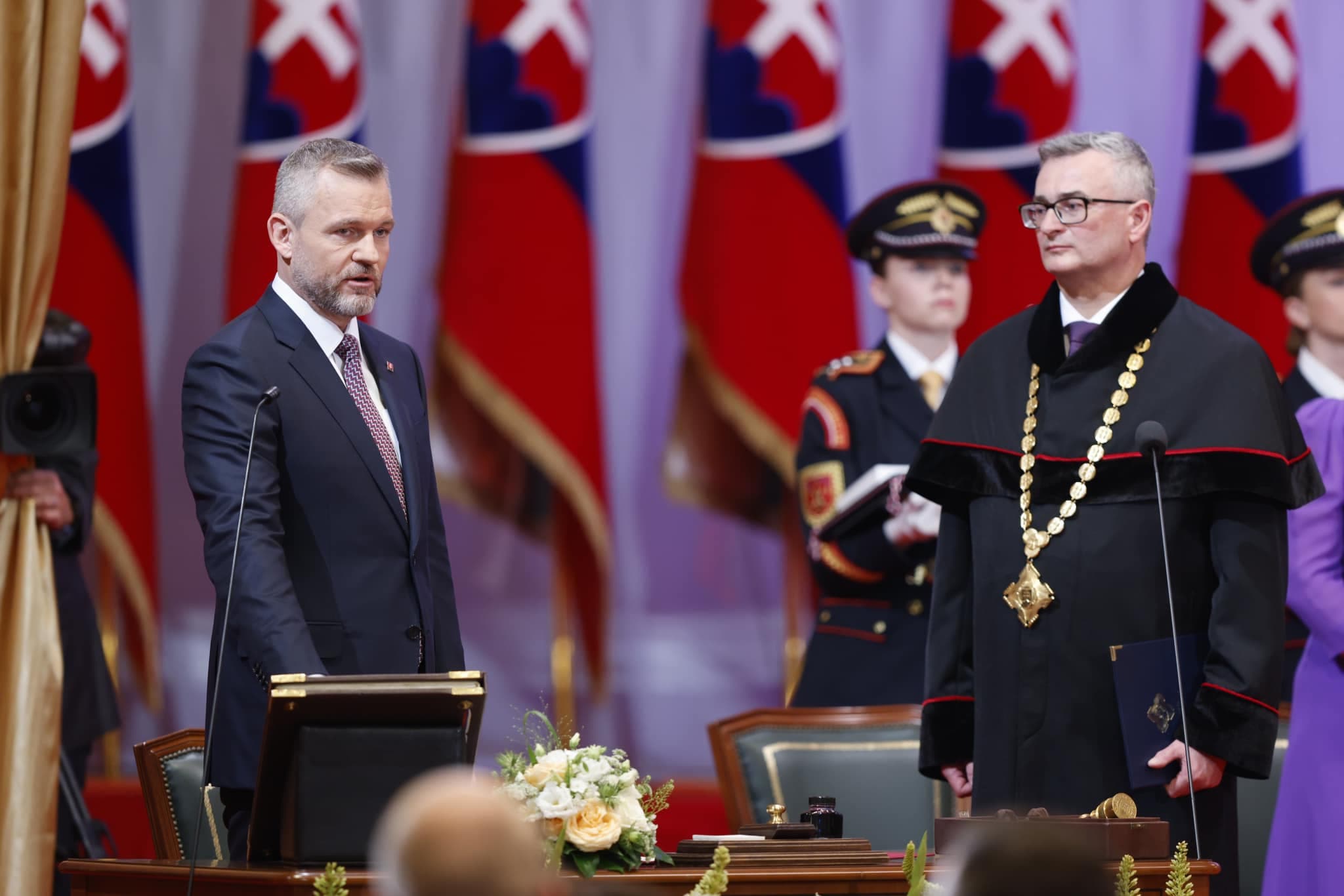 Pozrite sa ako prebiehal slávnostný vstup Petra Pellegriniho do PREZIDENTSKÉHO úradu