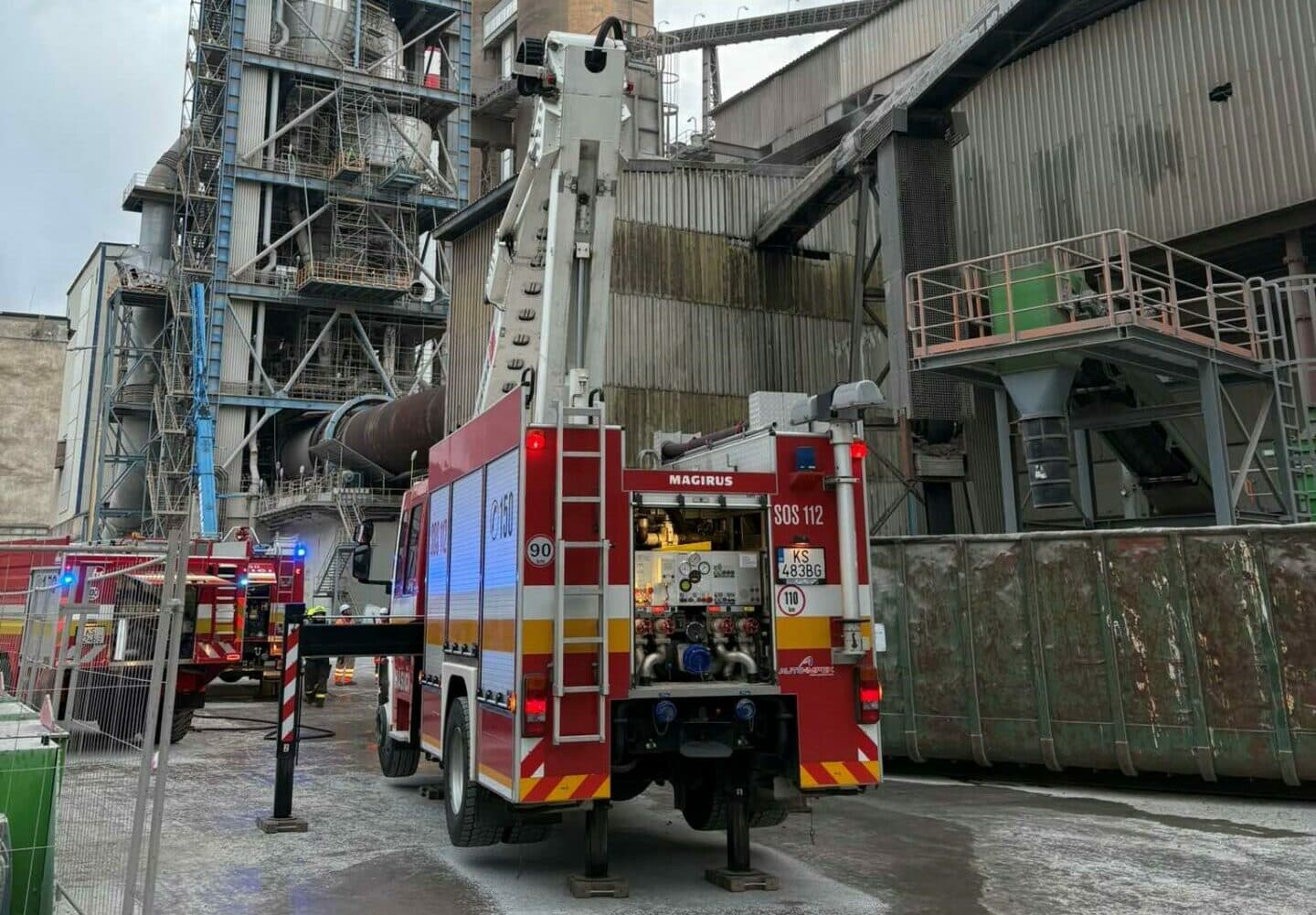 Požiar v Cementárni v Turni nad Bodvou spôsobil škody za 50000 eur
