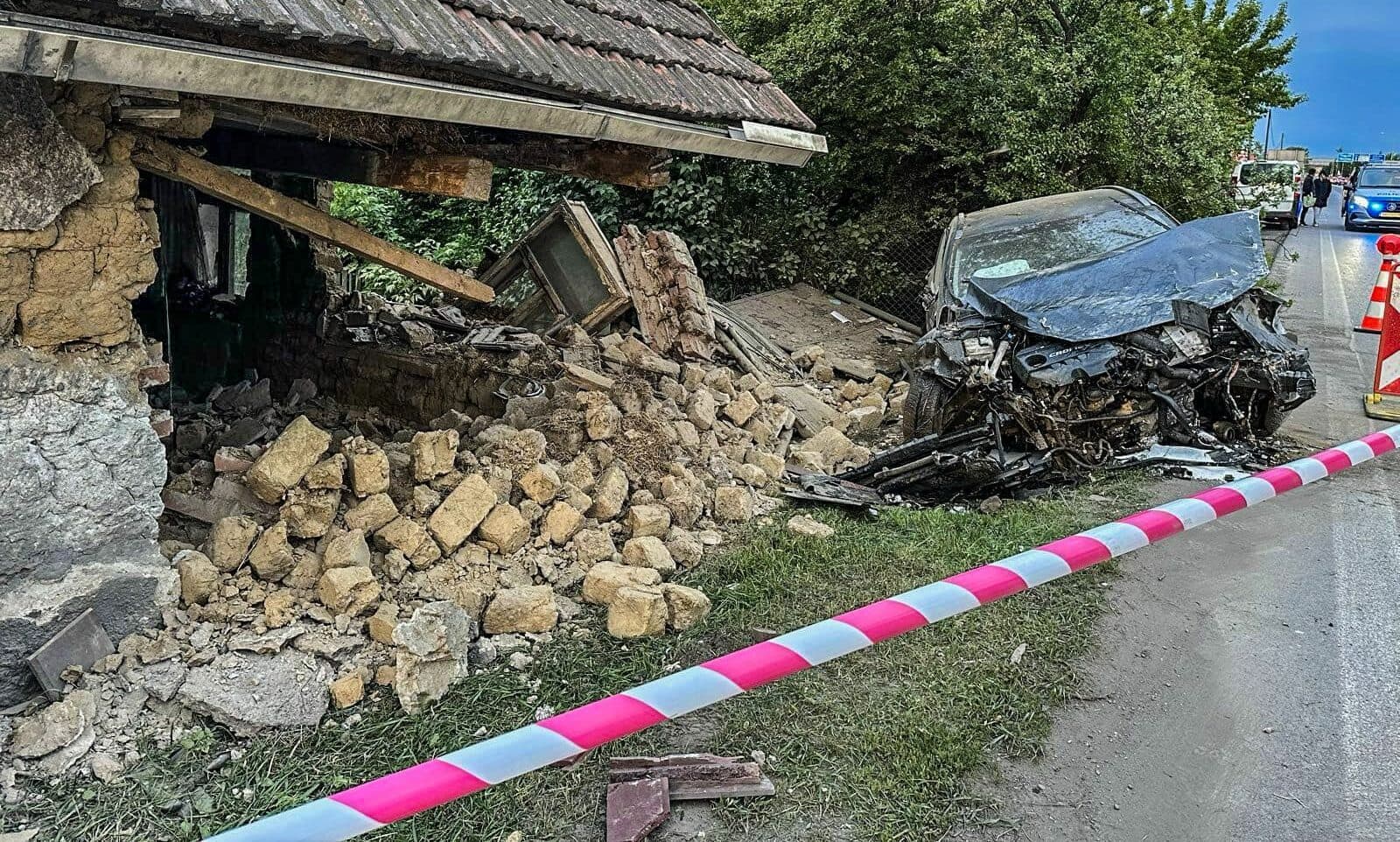 Vodička v Košiciach narazila autom do rodinného domu
